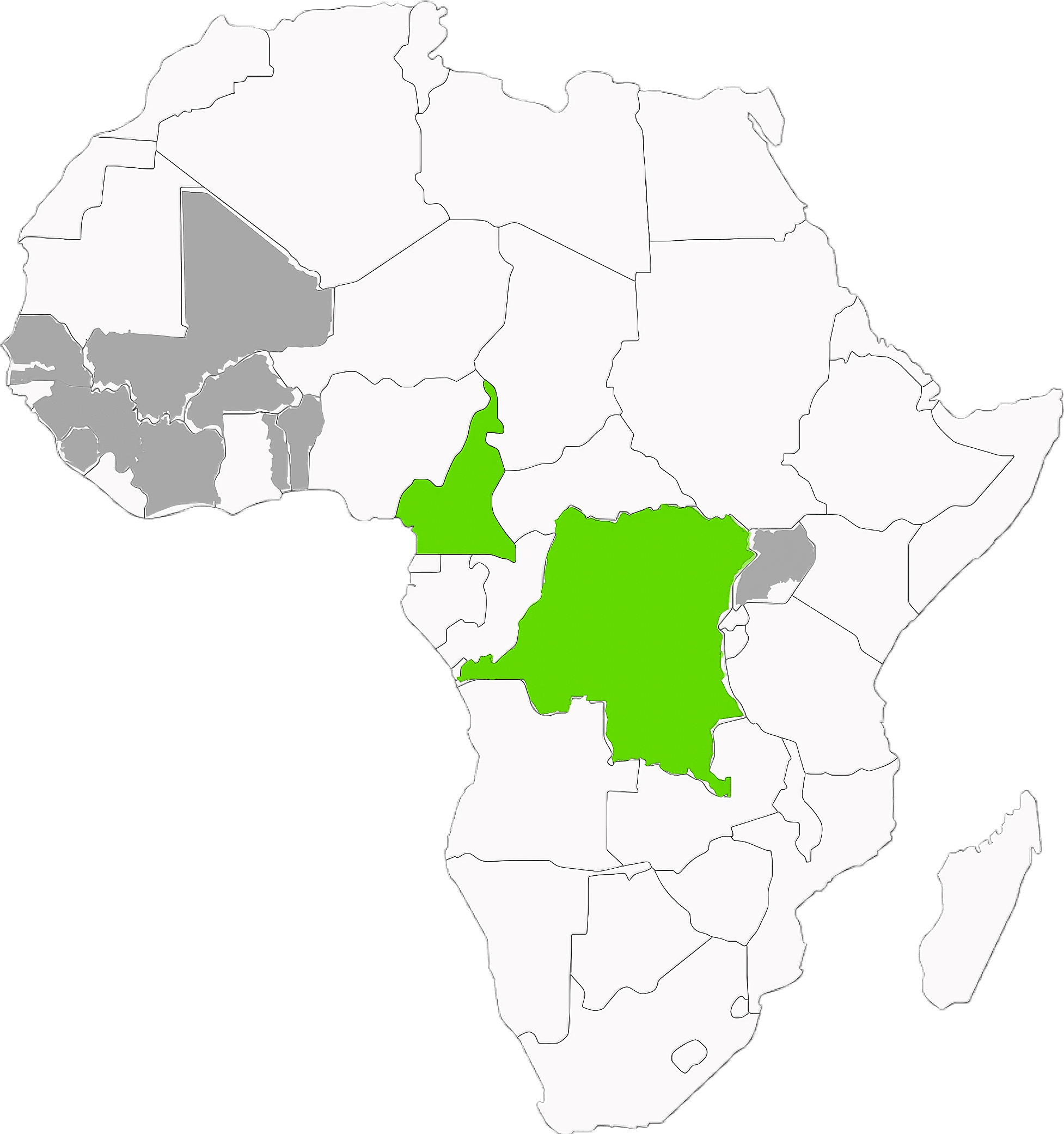 MOKO Afrika Presence Map